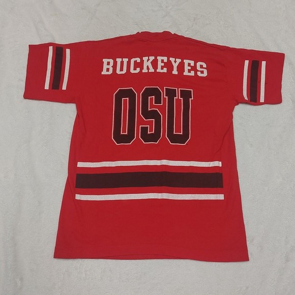 Vintage 1996 Ohio State Buckeyes Pro Player Single Stitch T-Shirt Size Medium - Picture 10 of 13